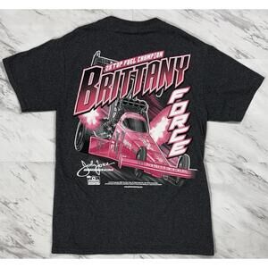 Brittany Force 2X Top Fuel Champion Drag Racing T-Shirt Size S NHRA #9